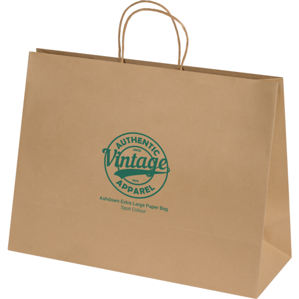 Ashdown XL Paper Gift Bag - Kraft - 150GSM