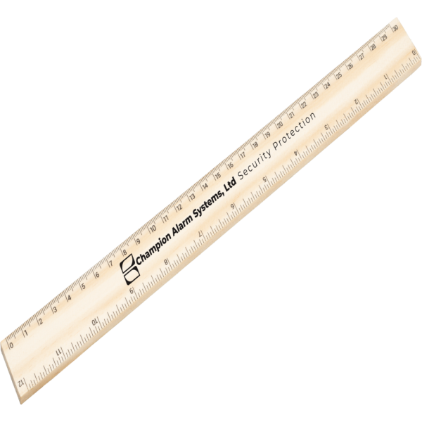 FSC Wooden Ruler - 30cm/12"