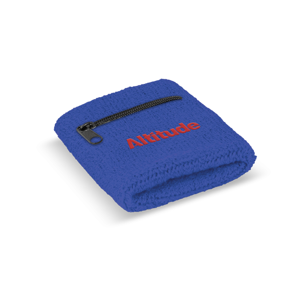 Active Sweat Wristband with Pocket