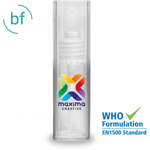 Hand Sanitiser 10ml Rectangular Atomiser