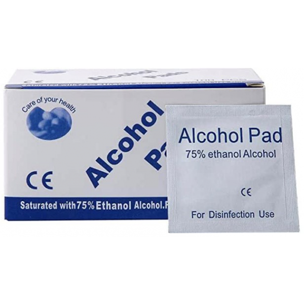Disposable Alcohol Wipes (Box 100)